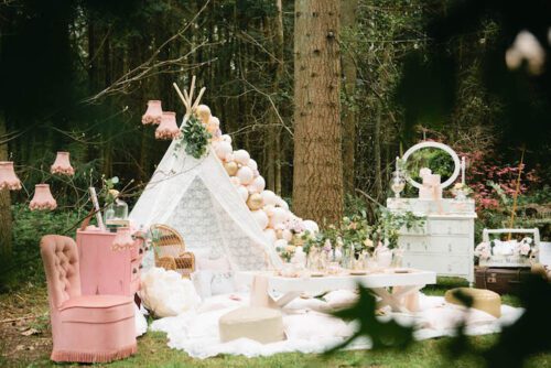 Backyard Tea Party Decor