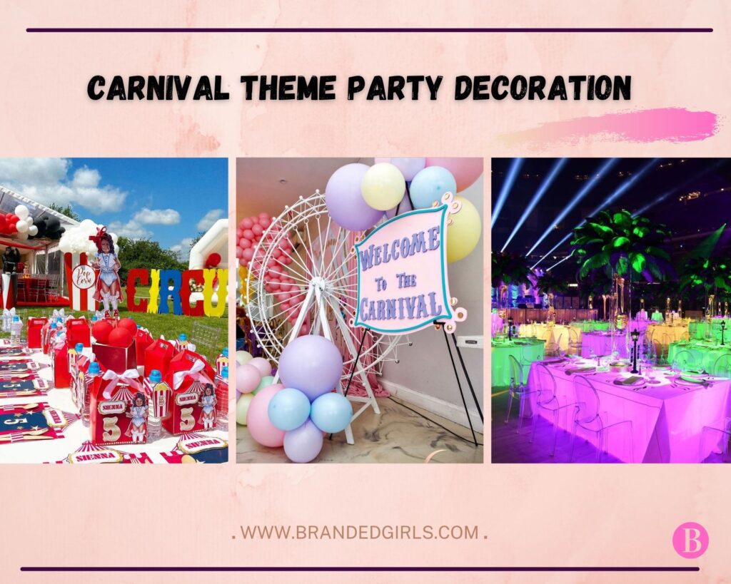 Carnival Theme Party Decoration