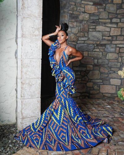 Dashiki Gown