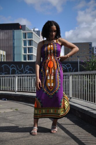 Dashiki Gown