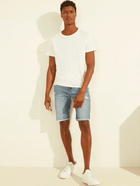 Skinny Men Shorts Outfits