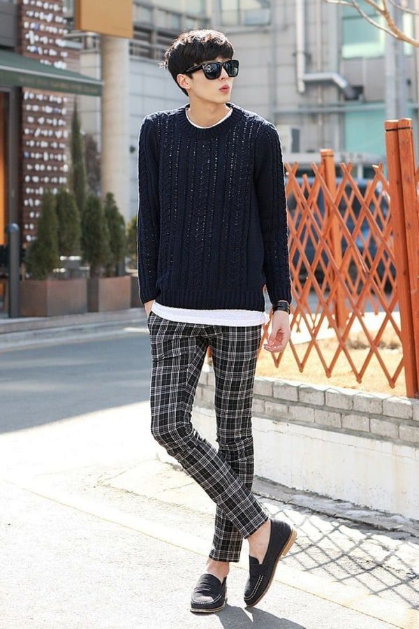 Sweater Outfits for Skinny Guys 4b