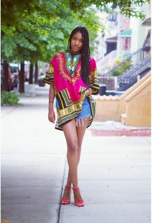 Pink Dashiki Outfits for Girls