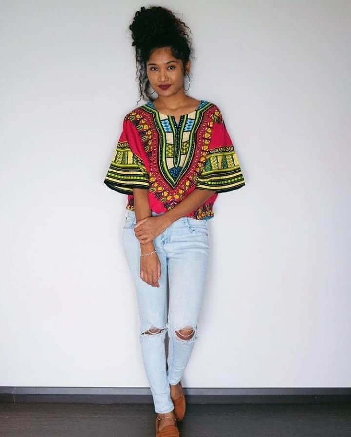 Pink Dashiki Outfits for Girls