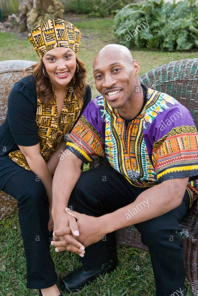 Matching Dashiki Outfits for Couples