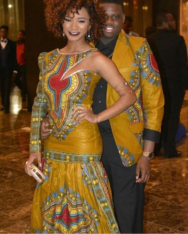 Matching Dashiki Outfits for Couples