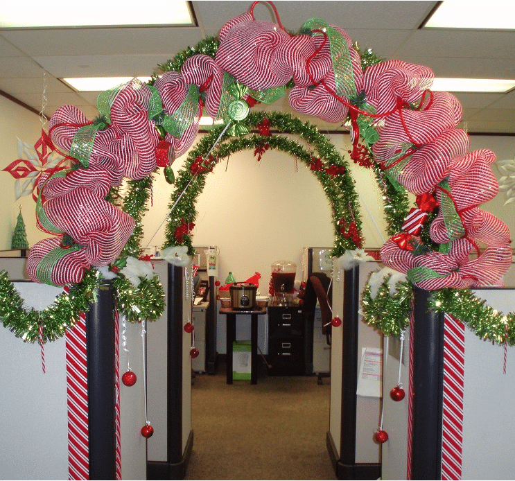 Christmas Cubicle Decoration Ideas