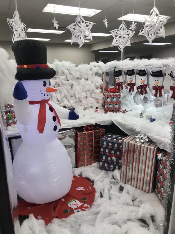 Christmas Cubicle Decoration Ideas