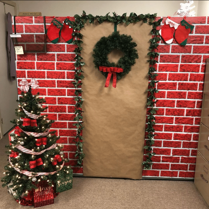 Christmas Cubicle Decoration Ideas