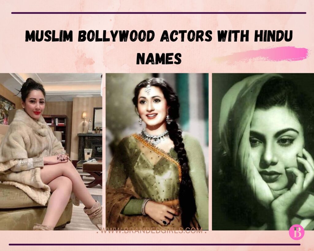 Muslim Bollywood Actors with Hindu Names