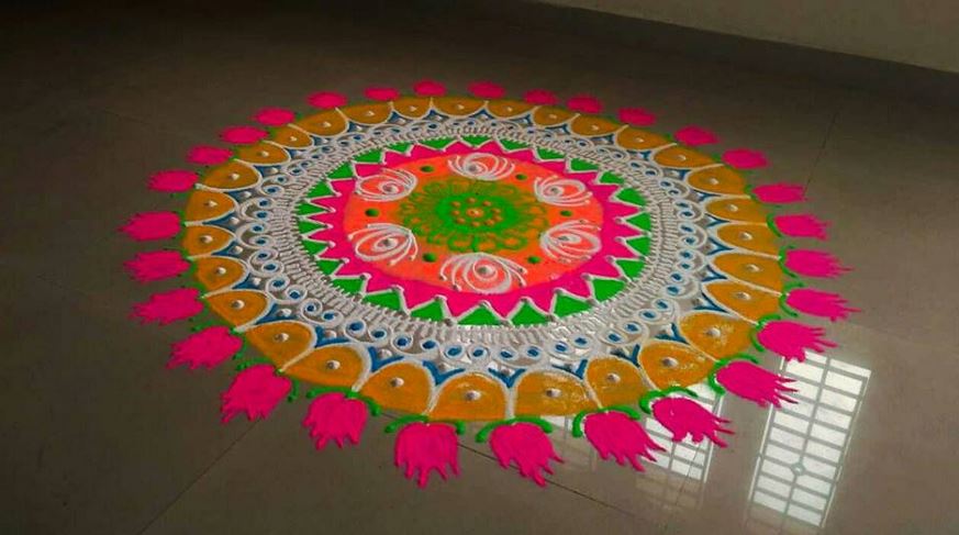 rangoli designs for holi