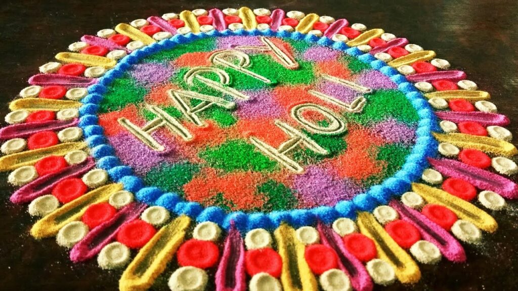 rangoli designs for holi