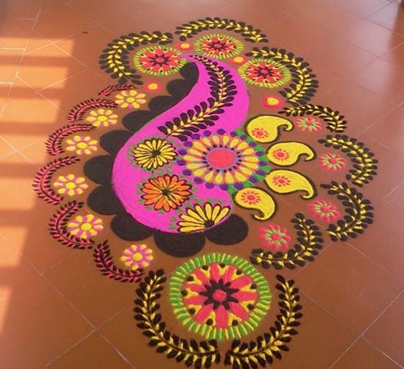 rangoli designs for holi