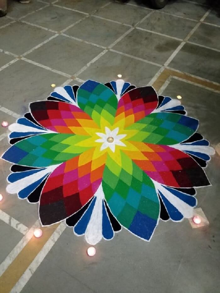 rangoli designs for holi