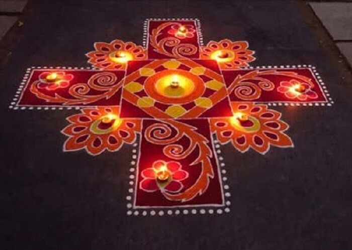 rangoli designs for holi