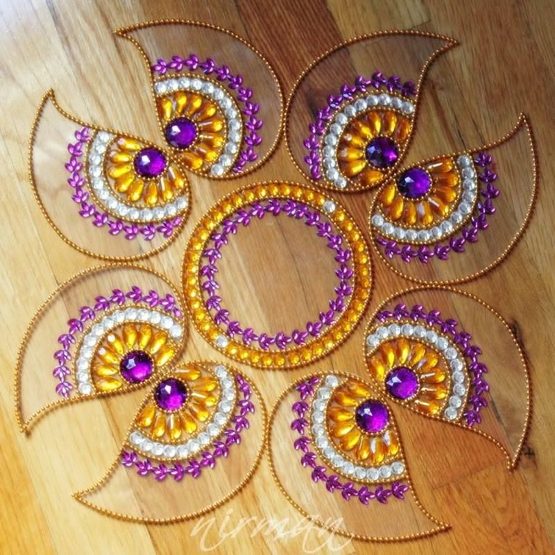 rangoli designs for holi