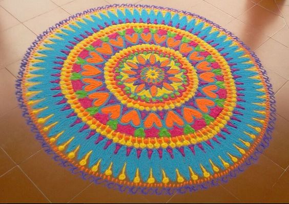 rangoli designs for holi