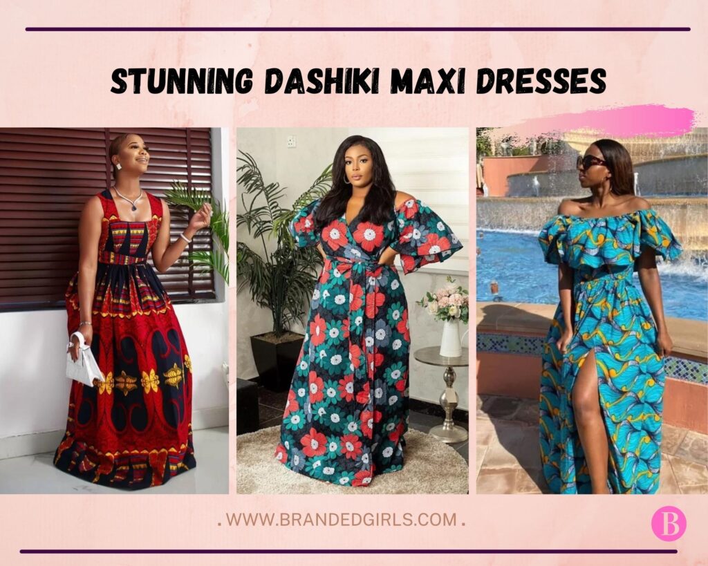 dashiki maxi dresses