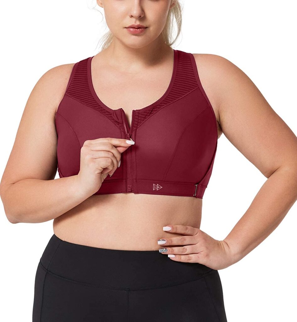 best zip front sports bra 6