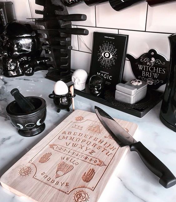 Goth Kitchen Decor Ideas