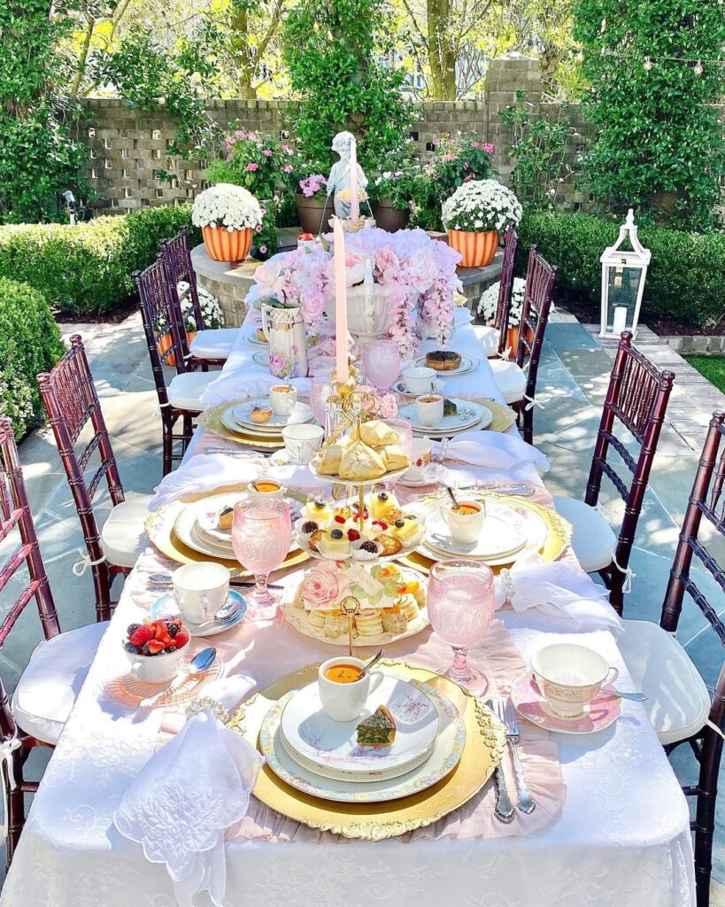 how to plan a vintage tea party