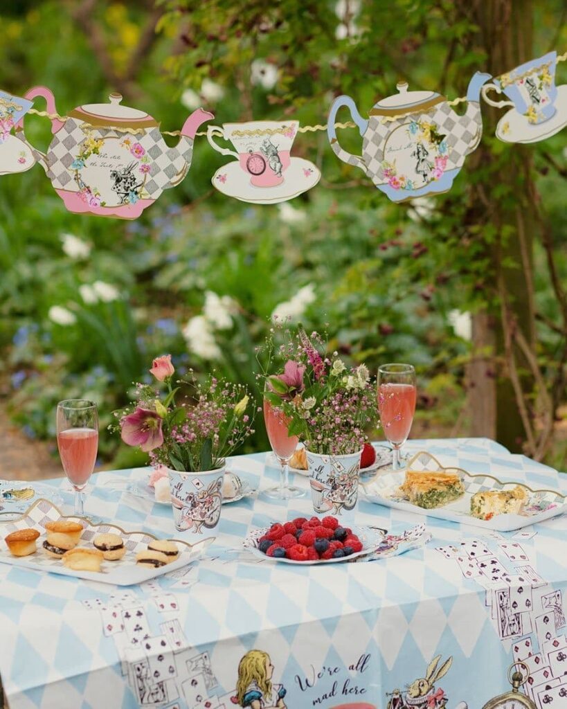 how to plan a vintage tea party