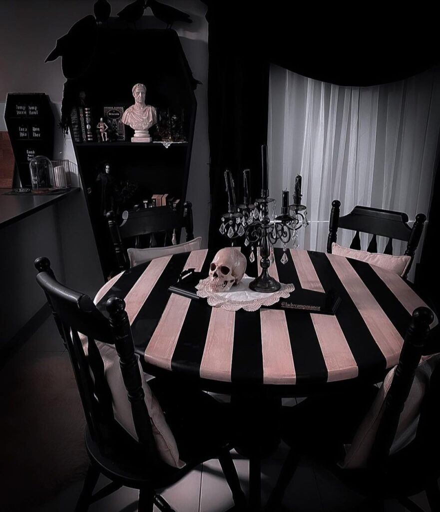 goth kitchen decor