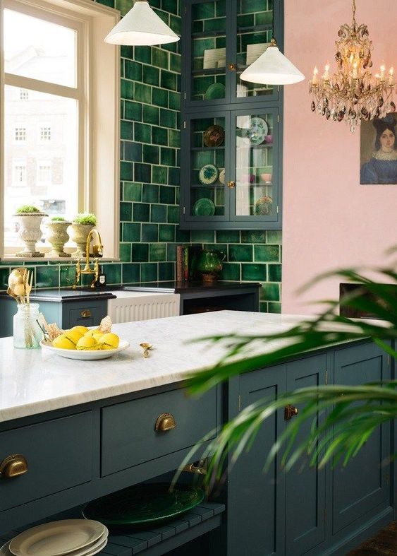 green kitchen ideas