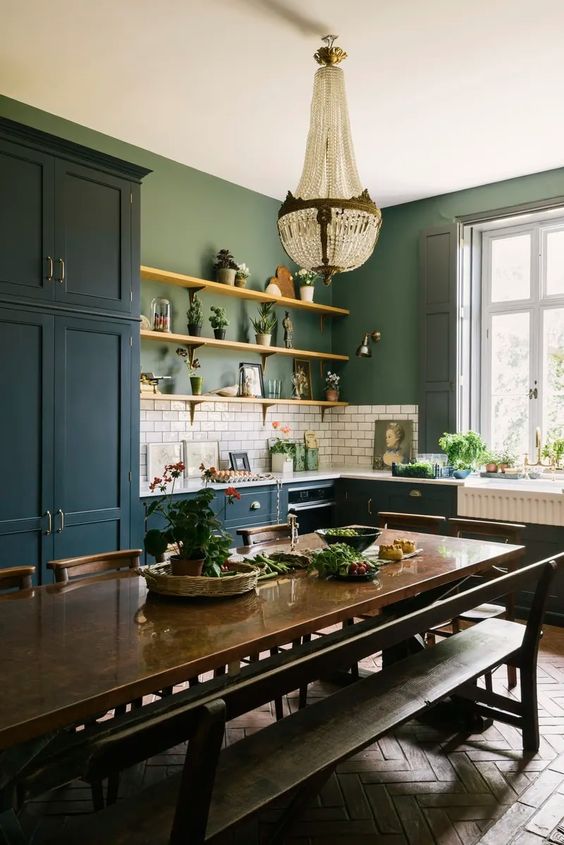 green kitchen ideas