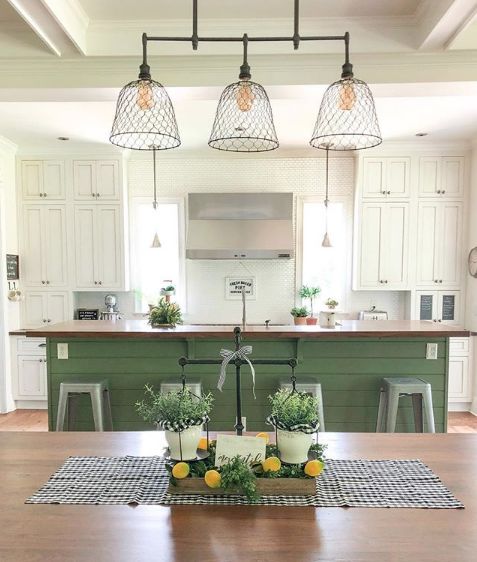 green kitchen ideas