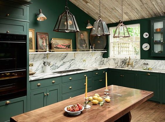 green kitchen ideas