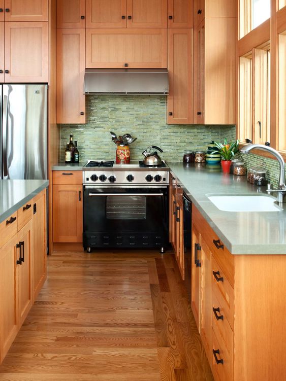 green kitchen ideas