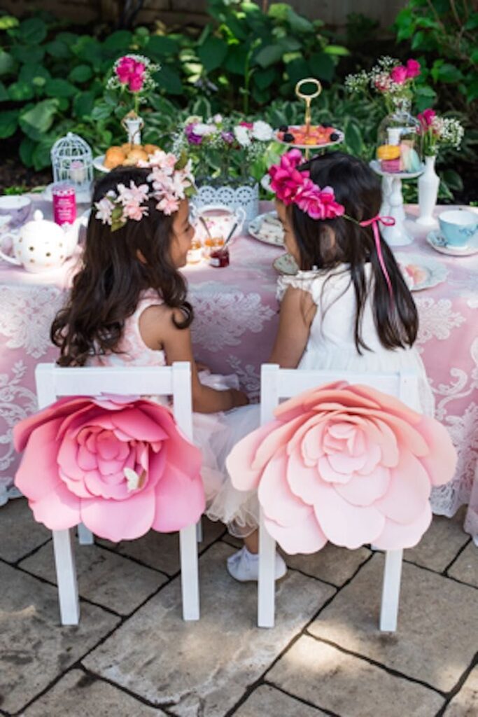 how to plan a vintage tea party for kids