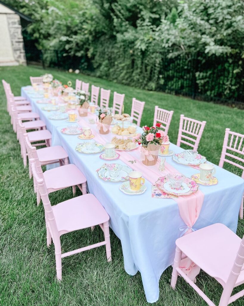 how to plan a vintage tea party for kids