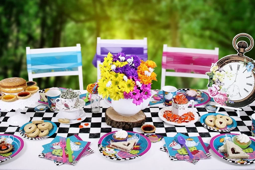 how to plan a vintage tea party for kids