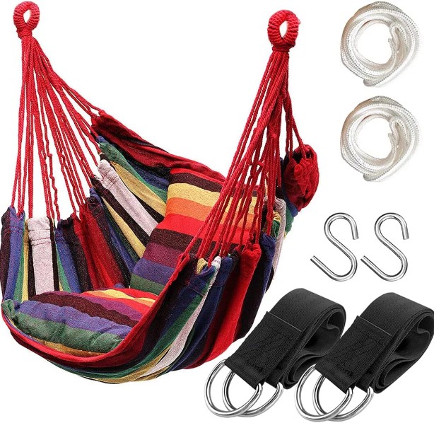 Hommtina’s Vibrant Hammock Chair